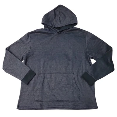 Sudadera con capucha texturizada tejida suave de fácil cuidado bolsillo canguro Express para hombre Foto 1 de 3