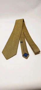 Thomas Pink London  100%  Men's Blue/Gold color Pure Silk Necktie - Picture 1 of 8