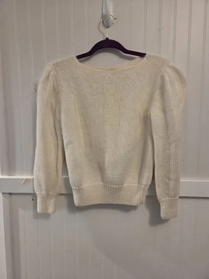 Suéter Vintage Sabina Gabrielle Mezcla Angora Talla Pequeña Foto 1 de 4