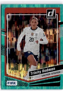 Trinity Rodman 2023-24 Panini Donruss Aqua Shimmer #67 USWNT #099/199 - Picture 1 of 2