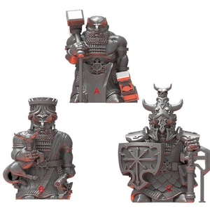 Nains infernaux décors Magmhôrin Statues - Foto 1 di 1
