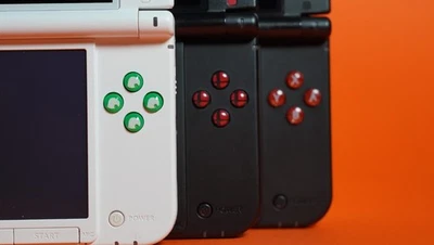 Custom ABXY AC Leaf Design Button Set For 3DS XL (2012) with Two Color Options - Image 1 of 4