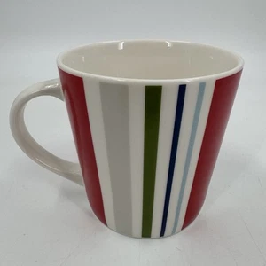 TAZA DE CAFÉ STARBUCKS RAYAS VERTICALES TAMAÑO JUMBO Y ALTO Cerámica 2003 Usada en Excelente Condición - Imagen 1 de 7
