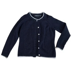 Irelands Eye Knit Wool Cashmere Button Down Cardigan Pullover Gr. XL Navy Blau - Bild 1 von 7