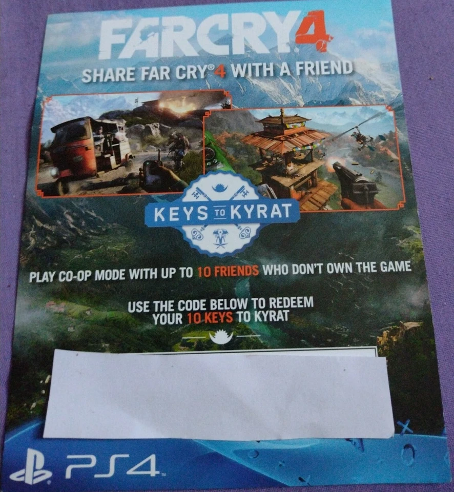 Farcry 4 DL C (Not Actual Game) Ps4 - Image 1 of 1