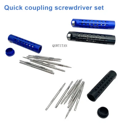 Juegos de destornilladores de hueso de acero inoxidable hexagonales/estrella Drivers instrumento ortopédico Foto 1 de 4