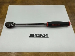 Snap-on Tools NEW RED 1/4" Drive Soft Grip Extra-Long Fixed Head Ratchet THLL72 - Picture 1 of 11