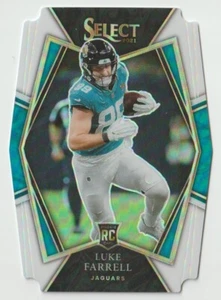 2021 Panini Select Luke Farrell #194 Premier Level White Die Cut #d/99 Jaguars - Picture 1 of 2