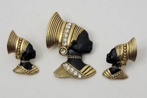 JUEGO DE PENDIENTES Y COLGANTES MUJER AFRICANA ASKEW LONDON BLACKAMOOR - Imagen 1 de 19