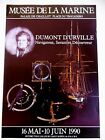 DUMONT D'URVILLE Affiche Navigateur Savant Découvreur Instrument Science Marine