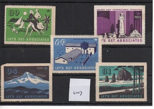 Estados Unidos - Cenicienta/Póster - (BL107) Vamos a asociarnos - 5 sellos - Imagen 1 de 1