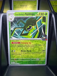 Team Rocket's Spidops 020/182 Sv10: Destined Rivals Reverse Holo - Picture 1 of 1
