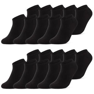 10 a 50 pares de zapatillas de algodón para hombre y mujer negro blanco gris - Imagen 1 de 42