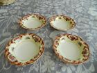 Crown Ducal Ware Red Floral #Crd38 (4)5 1/4" Fruit Bowls                  15-2