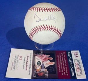 Don Mattingly Signed OML Ball Baseball NY Yankees JSA CE77115 - Picture 1 of 9