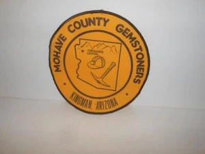 RARE 7 3/4 MOHAVE COUNTY GEMSTONERS TURQUIOSE CAPITOL KINGMAN ARIZONA PATCH - Picture 1 of 4