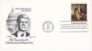 1977 ARTMASTER INAUGURATION EVENT COVER - JAMES E. CARTER PRESIDENT POLITICS - Picture 1 of 1