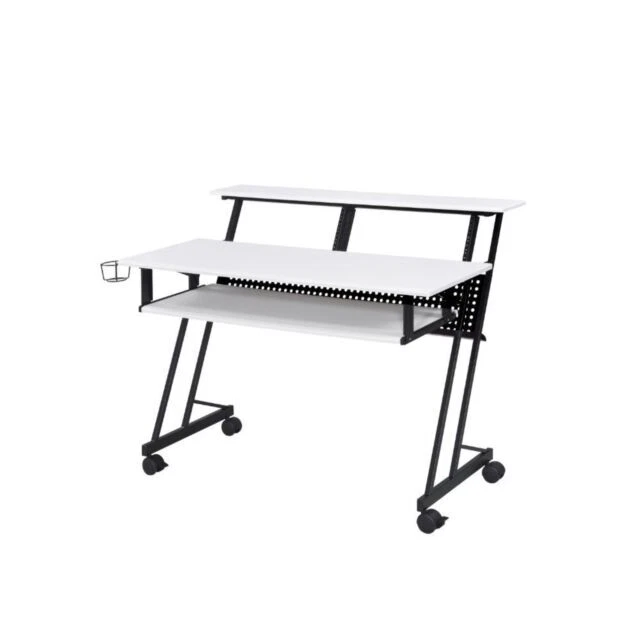 ACME Furniture Suitor Music Recording Studio Desk - Black/White