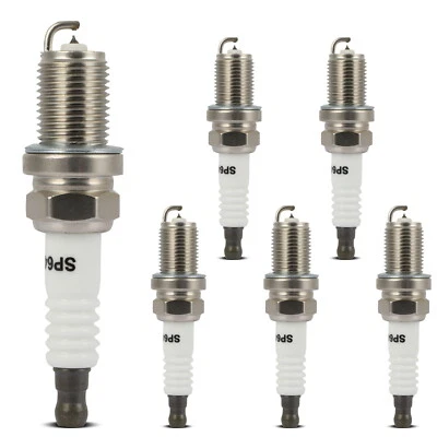 6x bujías de iridio para Mercedes-Benz SLK32 2002 AMG R170 V6 3,2 L Foto 1 de 4