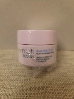 Máscara de renovación Strivectin Multi-Acción Arcilla de rescate azul tamaño de viaje 0,69 oz sellada Foto 1 de 2