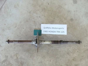 85 84 86 HONDA TRX 125 TRX125 FOURTRAX ATC 125M REAR AXLE SHAFT SPROCKET STRAIGH - Picture 1 of 8