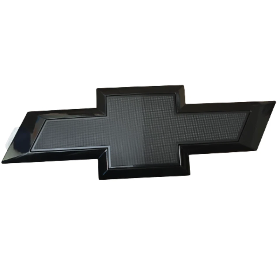 Chevrolet Silverado 1500 Glossy Black Tail Edge Rear Logo Bowtie 2500HD 3500HD - Image 1 of 1