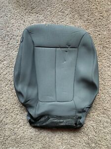 2011 Hyundai Santa Fe Front Passenger Lean Back Cloth Seat Cover OEM Gray Fabric