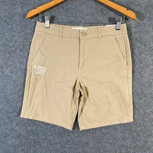 Just Jeans Shorts Womens 12 Beige Chinos Bermuda Adjustable Waist Office NEW - Picture 1 of 17
