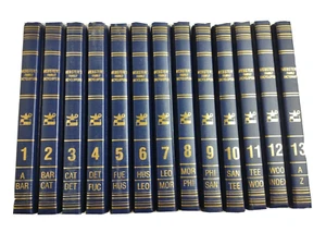 WEBSTER'S FAMILY ENCYCLOPEDIA Hardcover Book Set VOL 1-13 (1993 Edition) - Picture 1 of 7