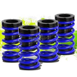 FOR 01-05 CIVIC EM2 ES FRONT+REAR RACING COILOVER 1-3"LOWERING COIL SPRING BLUE - Imagen 1 de 5