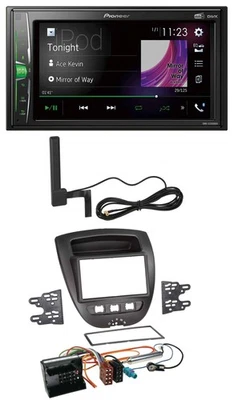 Pioneer MP3 DAB AUX 2DIN Bluetooth Autoradio für Citroen C1 Peugeot 107 Toyota A - Bild 1 von 4