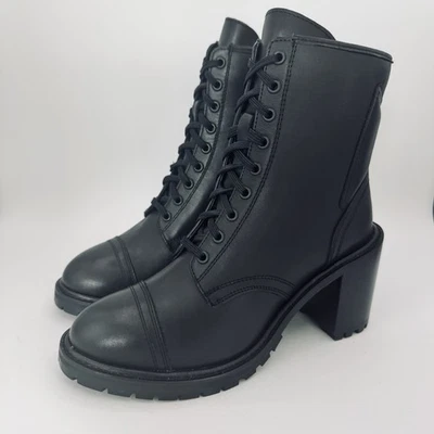 Thursday Boot Co. Botas Rebel para mujer talla 8 cuero negro Foto 1 de 4