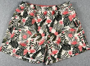 Bird Dogs Boom Shorts Men's XXL 6” Inseam Floral AOP Lined Athletic Tropical - Picture 1 of 9