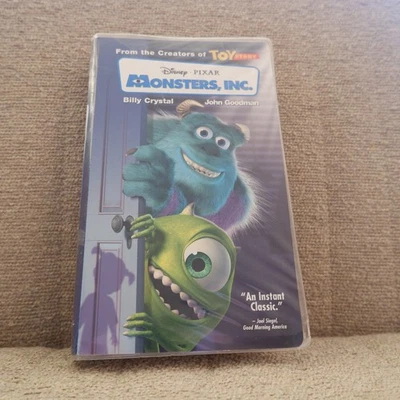 Monsters, Inc. (VHS, 2002) - Disney Pixar | Blue Tape | Película familiar clásica Foto 1 de 3