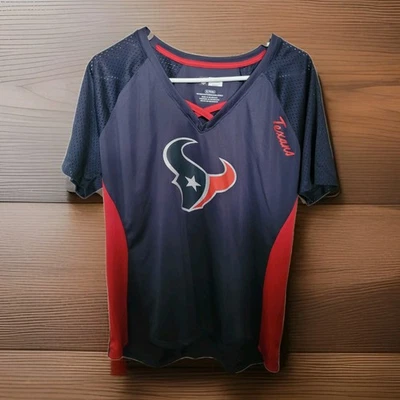 CAMISA JERSEY MUJER TEXAS TEXANS! TALLA XL! ¡NUEVO CON ETIQUETAS! ¡LINDO! MATERIAL LIGERO! Foto 1 de 2