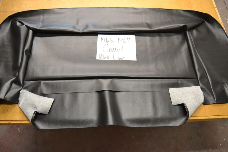 1966 66 1967 67 MERCURY COMET CONVERTIBLE BLACK WELL LINER USA MADE TOP QUALITY Foto 1 de 2