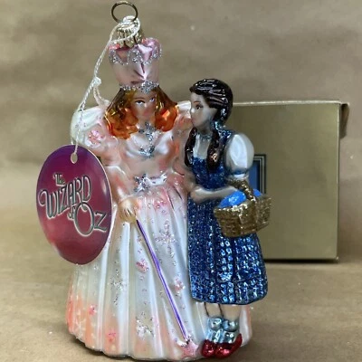 RARO Polonesa MAGO DE OZ Kurt Adler Vidrio Dorothy Glinda Ornamento #AP1544 Foto 1 de 4