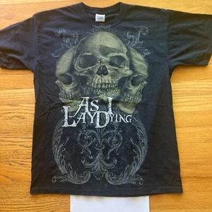 CAMISETA DE CONCIERTO VINTAGE Y2K AS I LAY DYING TOUR norma jean undero metalcore - Imagen 1 de 3