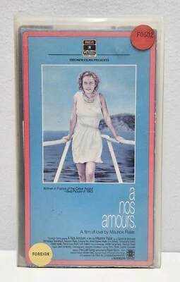 A Nos Amours - French Film (VHS, 1984) Romance, Drama - Image 1 of 4