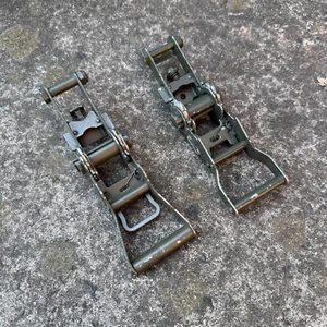 Cricchetto Cinturino Tenditore 25mm British Army Surplus Problema Verde Tie Down - Imagen 1 de 17
