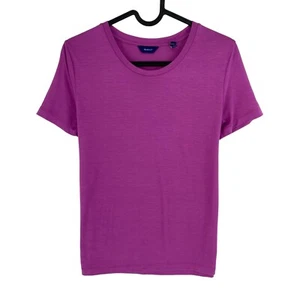 GANT Purple Lightweight Crew Neck T Shirt Size XS - Picture 1 of 8