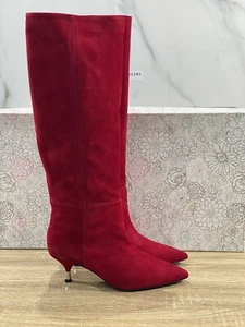 Giampaolo Viozzi Botín Icon Suede Rojo Luxury Viozzi 40 - Imagen 1 de 7