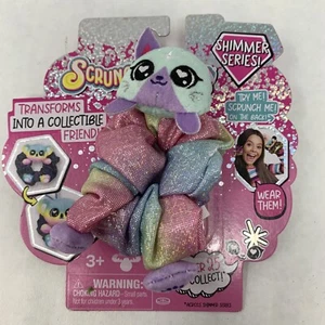 Scrunchmiez Shimmer Series Aster Kitten Pastel Hair Scrunchy Backpack Clip - Picture 1 of 2