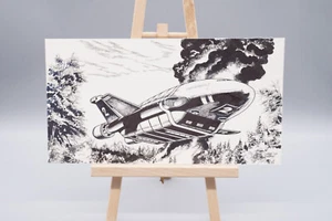 Graham Bleathman - Original Artwork - Pen/ink - Thunderbird 2 (3121) - Picture 1 of 3