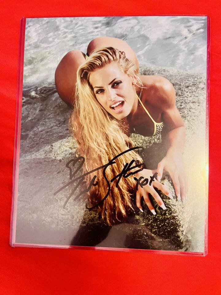 Fotografía TRISH STRATUS 8x10 autógrafo reimpresión WWE Foto 1 de 1