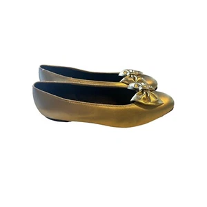 Tiktactoes Leder Gold Schleife Abhalteflats Gr.11W - Bild 1 von 6