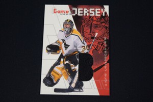 J-S Aubin 2001-02 BAP Between The Pipes Game Used Jersey Relic Memorabilia