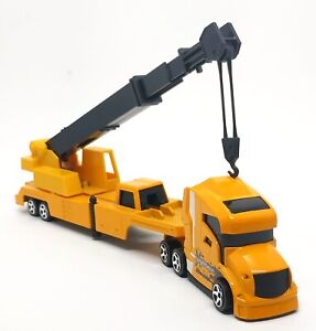 Majorette Concept Truck Extractor + Crane Trailer 1/87 8.2 inches