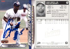 Corey Smith Signed 2002 Choice California-Carolina League All-Stars Card Auto AU
