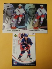 Jarkko Immonen New York Rangers 3 Card Lot Flair Showcase Rookia Class 